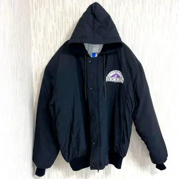 새상품급 90s MLB 콜로라도 로키스 나일론 자켓 자수 로고