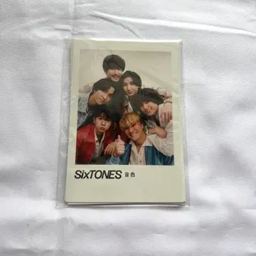 SixTONES 음색 초회반 B 특전 세트