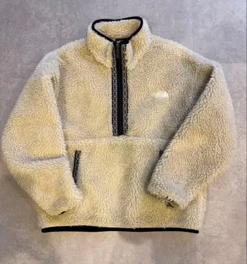 THE NORTH FACE 플리스 자켓 XS 크림색
