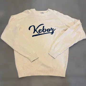 Keboz 니트 스웨터 M 크림색