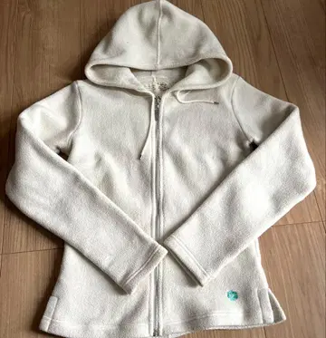 알바 로자 플리스 후드티 화이트