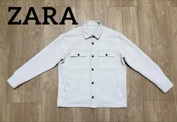 ZARA 베이지 스웨이드 자켓 XL