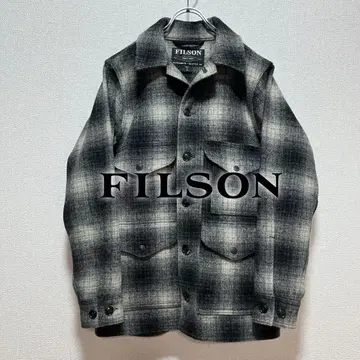 [ 한정판 모델 ] FILSON 옴브레 체크 매키노 크루저 자켓