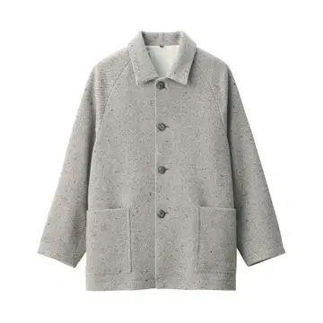 MUJI 울 혼방 능직 숏코트 사이즈 S
