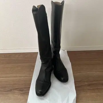 SARTORE 사토레 싱글 백 벨트 롱 부츠 36 블랙