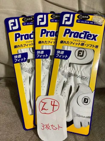 새상품 FJ 프랙틱스 골프 그로브 사이즈 24 오른손 착용 3개