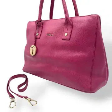 훌라 핸드백 숄더백 2WAY 가죽 핑크