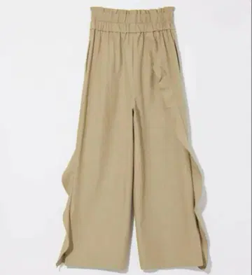eaphi RUFFLE ASYMMETRY PANTS