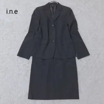인에 i.n.e 스커트 수트 그레이 사이즈 1 셋업 비즈니스