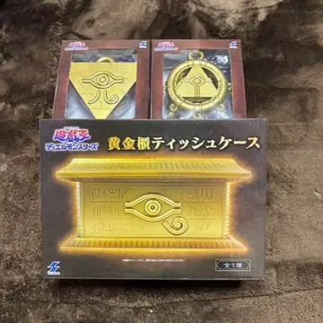 유희왕 천년 퍼즐 웨어러블 팬 봉인의 황금함 티슈 케이스 세트