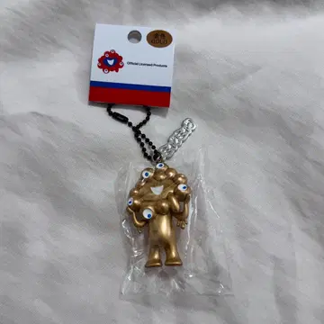 오사카 간사이 만박 미야쿠미야쿠 키링 금 골드 입체
