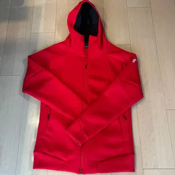 언더아머 후드 부착 후드티 MD 레드