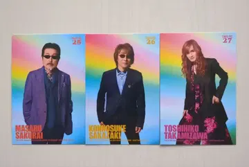 THE ALFEE 2025 트레이딩 카드 25 26 27