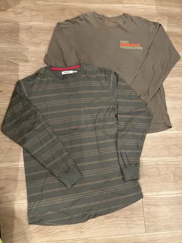 nonnative 긴팔 T셔츠 2장 세트 사이즈 1