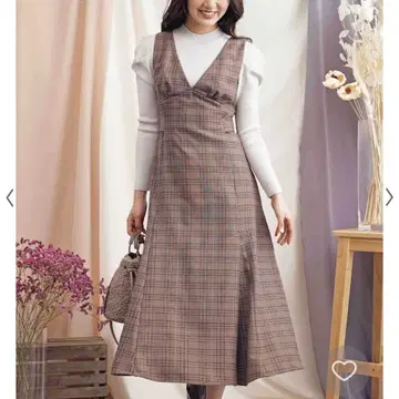 노엘라 noela 머메이드 점프 스커트 원피스 브라운