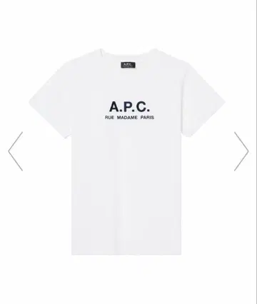 A.P.C. 화이트 T셔츠 S사이즈