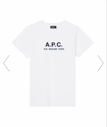 A.P.C. 화이트 T셔츠 S사이즈
