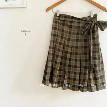 Kastane 체크 랩스커트 10a2
