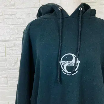 타운앤컨트리 백 프린트 후드티 XL [ 121-38 ]