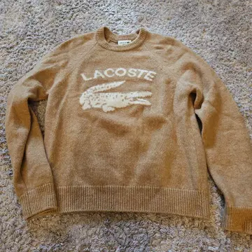 LACOSTE 베이지 스웨터 US S