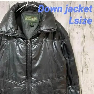 [ Down jacket ] 카모플라쥬 패딩 자켓 남성용 Lsize 블랙