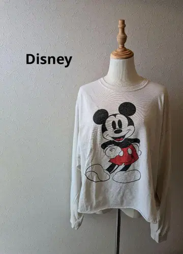 [ Disney ] 미키 긴팔 상의 빈티지 해외 구제 의류