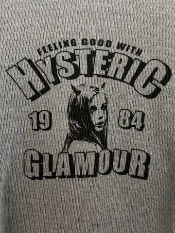 HYSTERIC GLAMOUR 그레이 스웨터