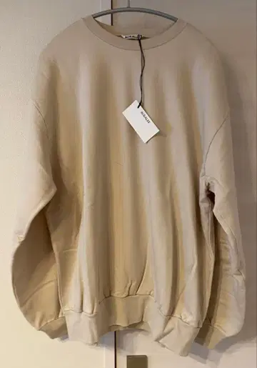 AURALEE ELASTIC HIGH GAUGE SWEAT P/O 3