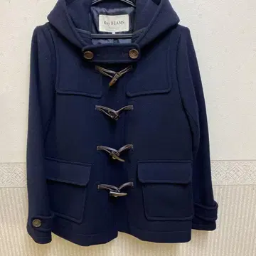 레이빔즈 네이비 더플 코트