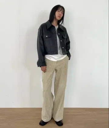 Didot.showroom 로우라이즈 코듀로이 트라우저