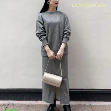 라그나문 [ WEB 한정판 ] 라메 맨투맨 상의 그레이 2way