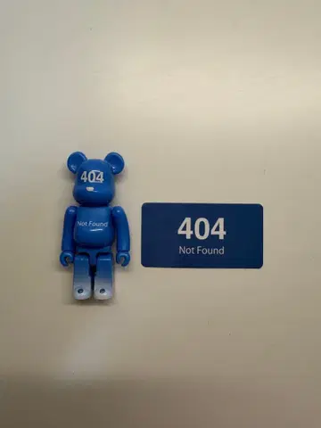 404 Not Found 베어브릭 피규어