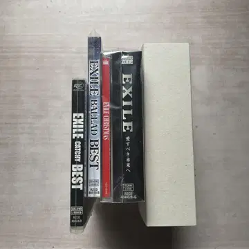 EXILE CD 앨범 3장 세트 (새상품급 1장, 미개봉품 2장)