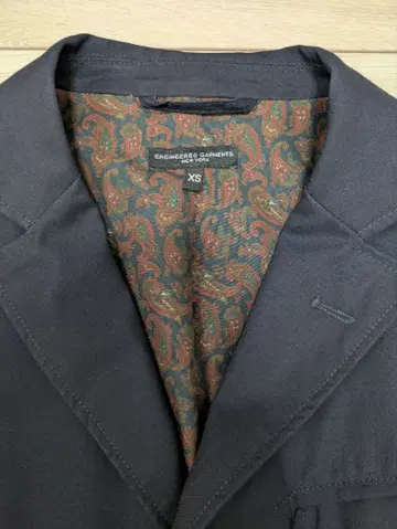 ENGINEERED GARMENTS 네이비 테일러드 자켓 XS
