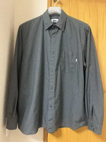 *PILGRIM* max wind shirt (check grey)