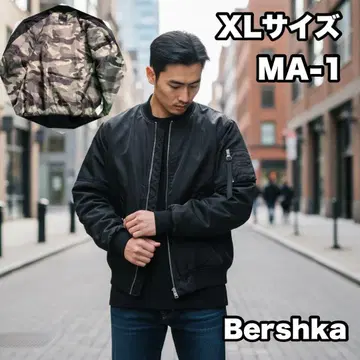 Bershka XL MA-1 플라이트 자켓 충전솜 봄버 자켓