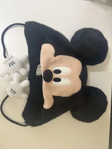 [ 디즈니 머리띠 ] 미키마우스 귀 달린 퍼 모자