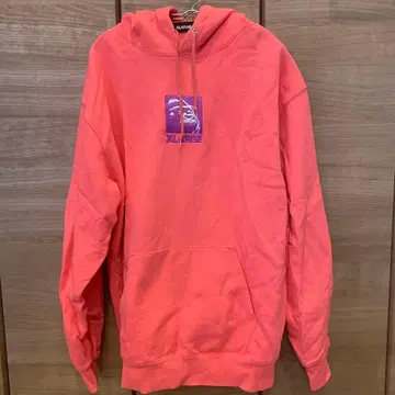 XLARGE 코랄 핑크 후드티 XL