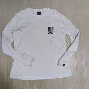 EXAMPLE x MFC STORE 화이트 긴팔T셔츠 L 사이즈