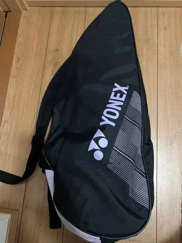 YONEX 라켓 백 블랙/화이트/보라색