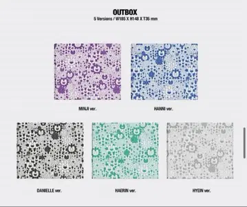 NewJeans'Supernatural'Cross Bag Ver. 5형태