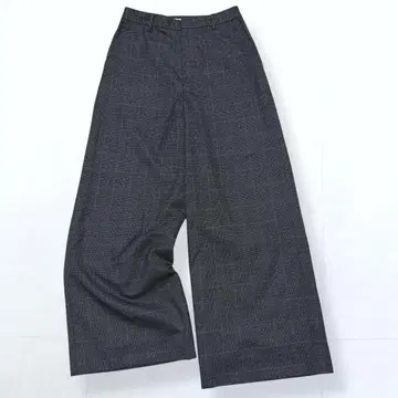 새상품급*Steven Alan 글렌체크 울 혼방 와이드 팬츠 S