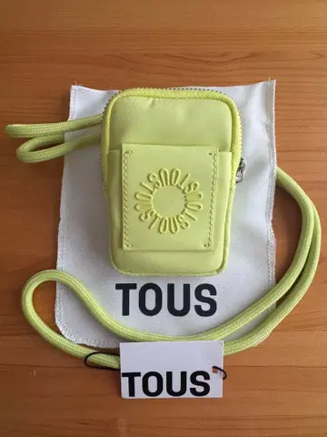 TOUS 파우치 [미사용품] 라임 그린