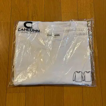 CAHLUMN 긴팔 티셔츠 화이트 1개