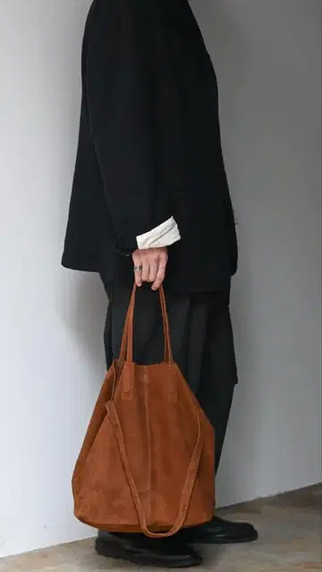 morphee 3WAY LARGE TOTE OIL SUEDE BROWN