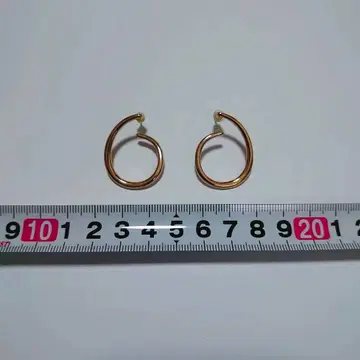 골드 귀걸이 약 2.5cm