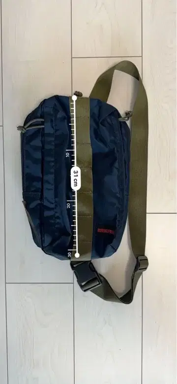 BRIEF 네이비 숄더백 약 31cm