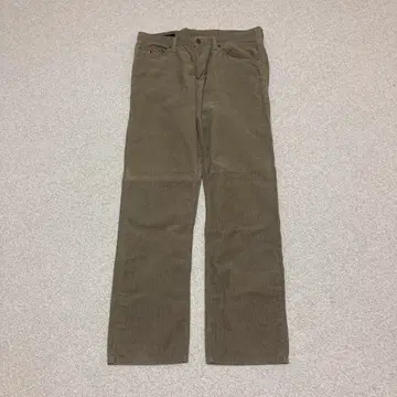 TOMMY HILFIGER 카키 코듀로이 팬츠