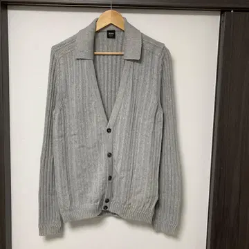 BOSS 슬림핏 그레이 가디건