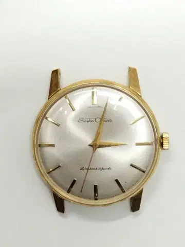 SEIKO CROWN 손목시계 GOLD 금 페이스